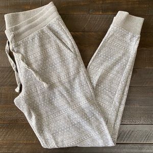 F21 GRAY & WHITE PJ BOTTOMS - JOGGER STYLE